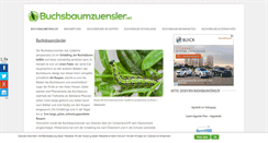 Desktop Screenshot of buchsbaumzuensler.net