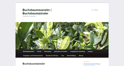 Desktop Screenshot of buchsbaumzuensler.com